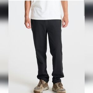 ROARK Men's  LAYOVER 2.0 DRAWCORD LOGO Utility Hiking Pants Black Size 34 X32